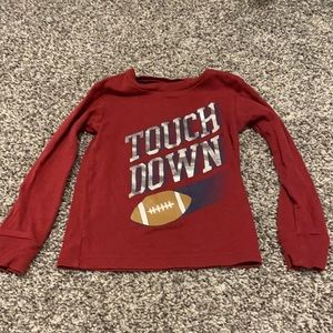 Carter’s long sleeve toddlers football shirt